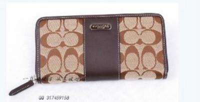 Coach Wallets - 43439 coffee/apricot